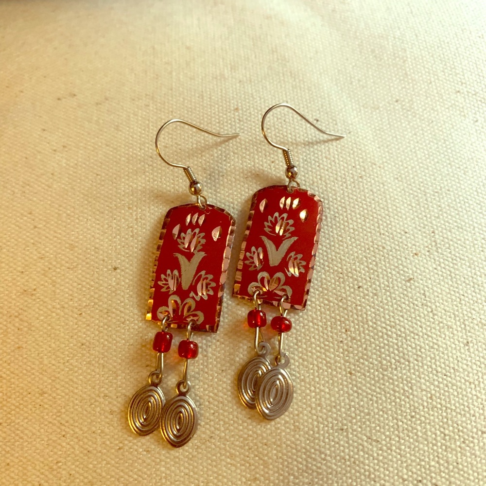 Red Earrings from The Grand Bazaar